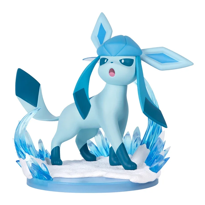 

Pokemon Glaceon Leafeon 17cm Anime Figures Collectible Model Toys Good Gifts Goods For Fans Kids