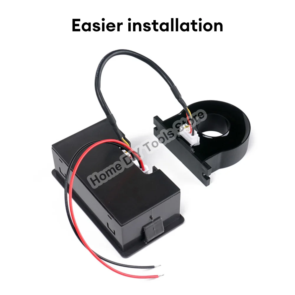 H56CH Hall Coulomb Meter Ammeter Voltmeter 9-100V 400A LED Voltage Current Tester Capacity Indicator Battery Monitor