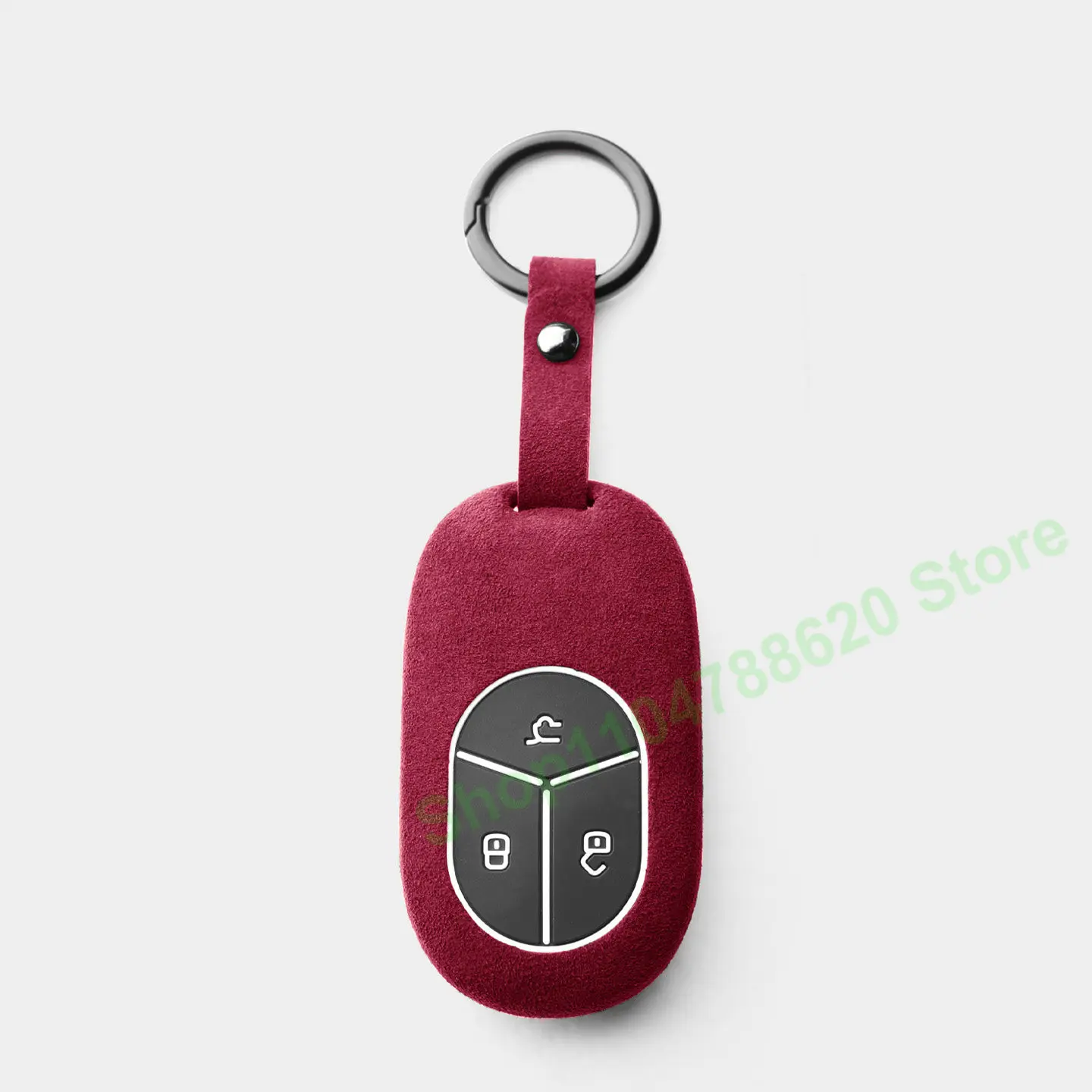 For NIO Et5t Es6 Et7 Es8 Ec6 EC7ES7 Premium Suede Key Case Cover Protector Keybag Keychain Interior Accessories