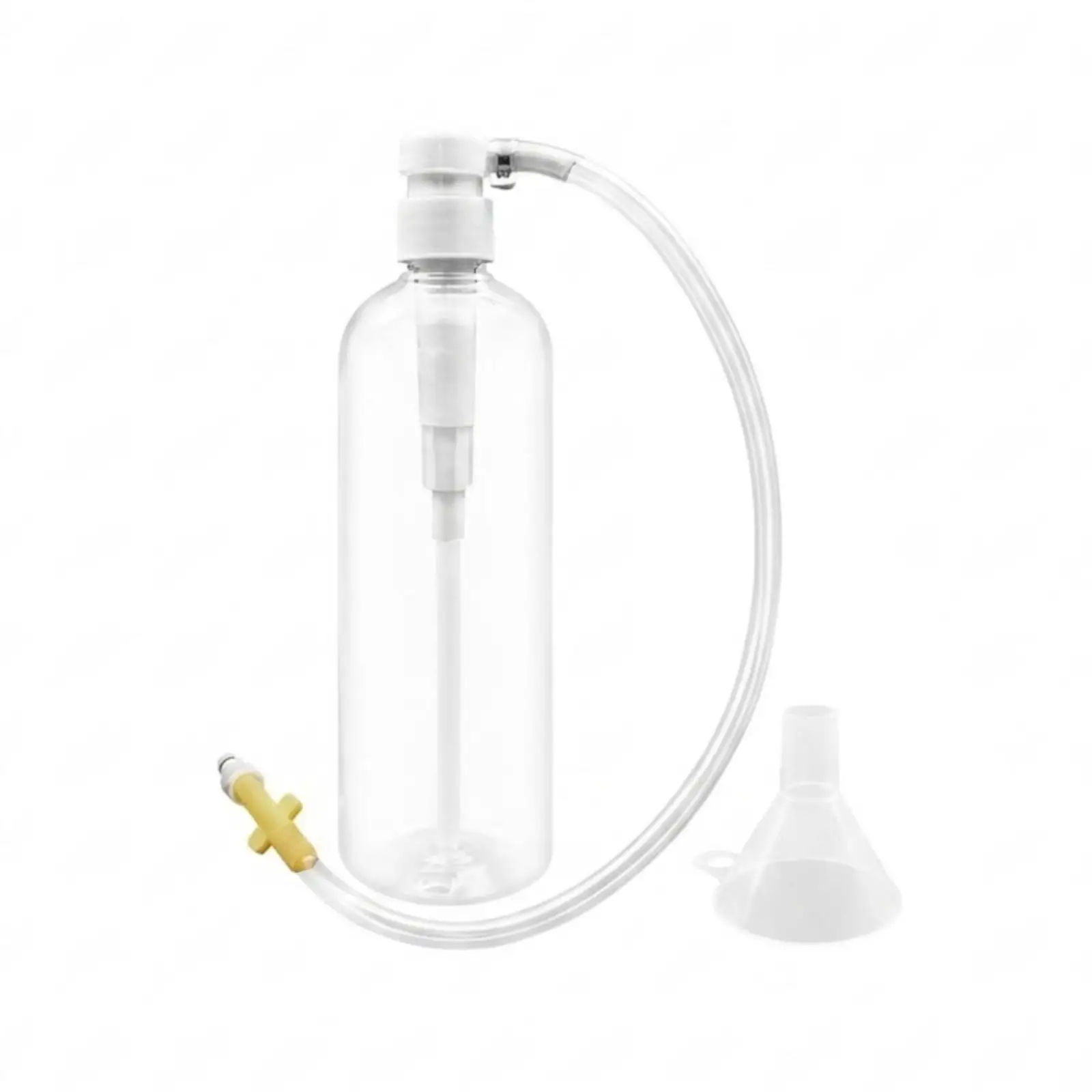 Manual Oil Transfer Pump with Hose Compact Flexible Nylon Marine Tool for