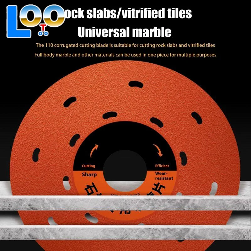 Dischi abrasivi da taglio da 4 pollici 100 mm Lama per sega brasata sotto vuoto Lama per smerigliatrice per piastrelle per tubi in metallo, legno, PVC