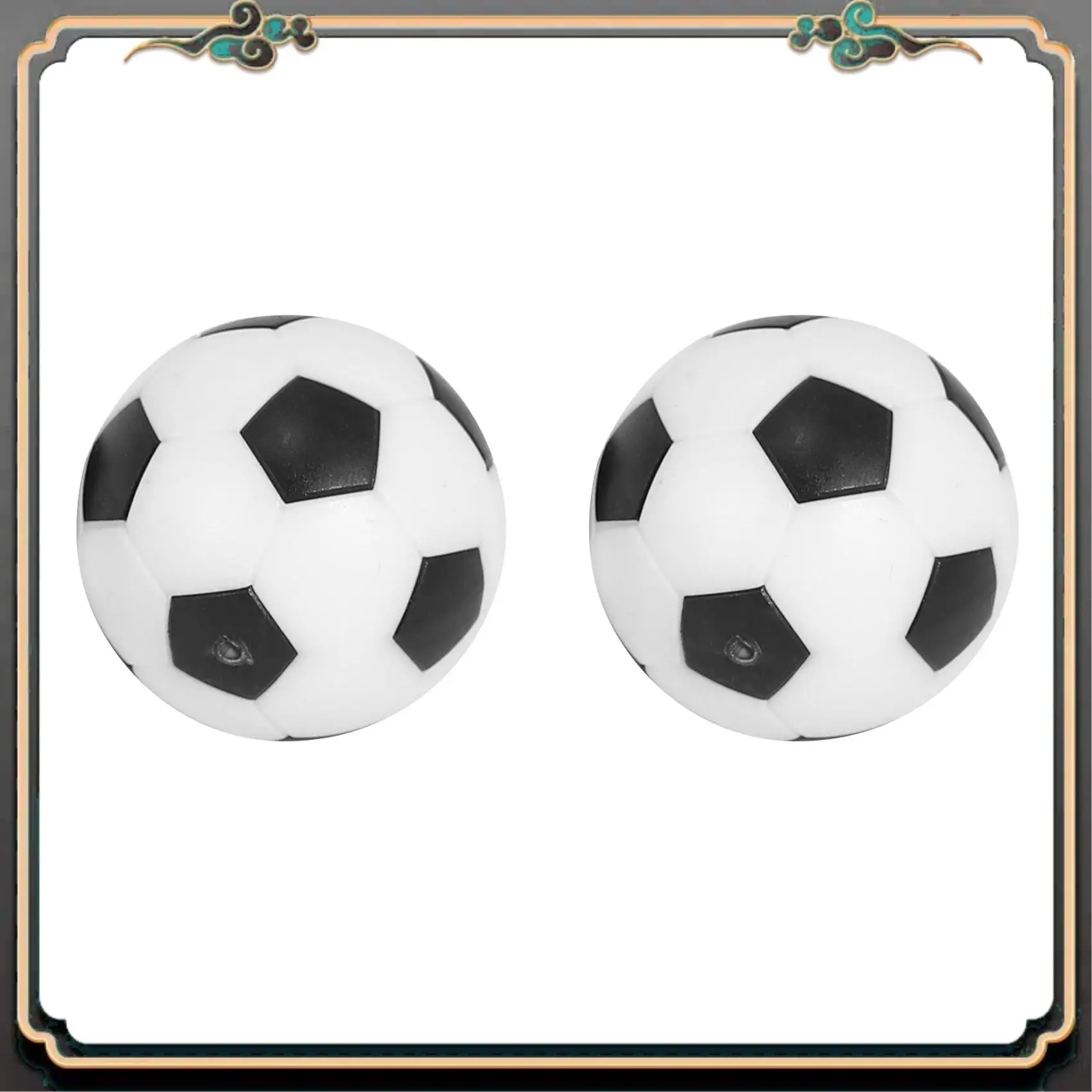 

Премиум, 18 шт., маленький настольный мяч в стиле футбола, настольный футбол, жесткий пластиковый настольный мяч, часть игры, детская игрушка