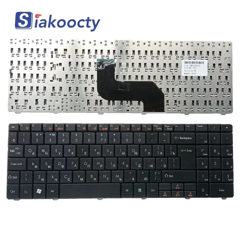 Nuevo teclado para RU Gateway NV52 NV53 NV58 NV73 NV78 NV79