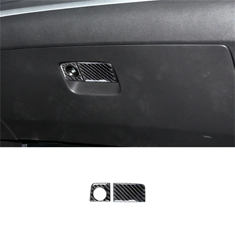 

Carbon Fiber Interior Car Passenger Side Glove Box Storage Box Trim Cover Sticker For Honda CR-V 2012-2016 Styling Accessories