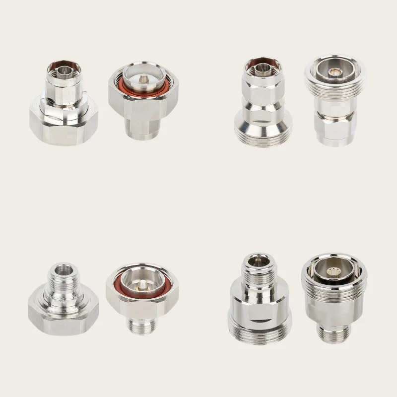 1pcs L29 DIN Female Jack to N Male plug & Female jack adapter RF Coaxial Connector Brass High Quality