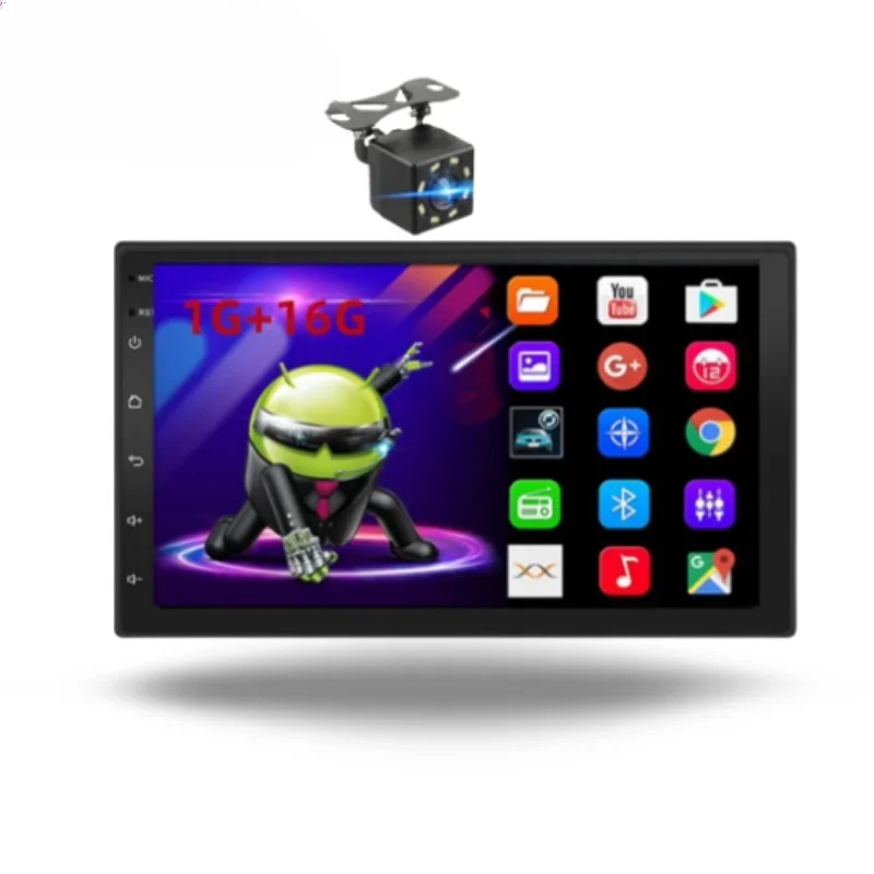l # BQCC 2 Din 7" Android Navigation Wireless carplay Stereo 1+32G/2+32G Touch Screen Car Multimedia Player GPS WIFI Mirror lin
