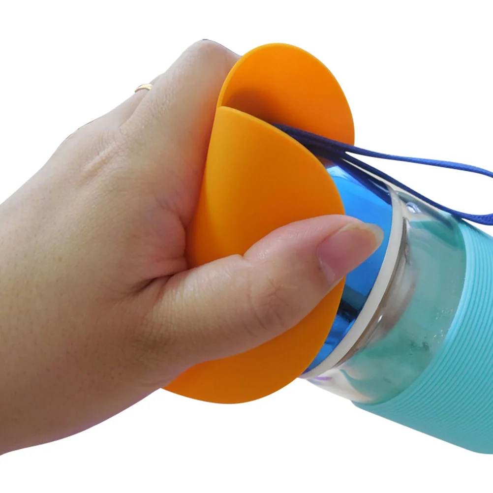 

4pcs Silicone Cup Mat Heat-Resistant Non-Slip Food-Grade Reusable Multi-Function Coaster For Home Cafe Restaurant Open Bottle