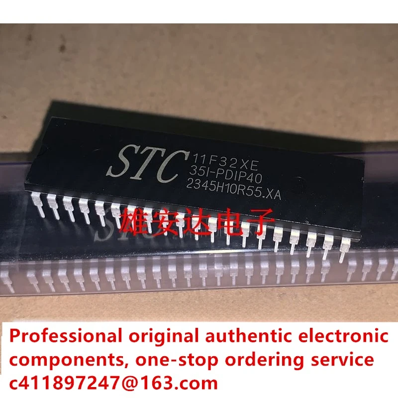 

5PCS/original genuine direct insertion 11F32XE-35I-PDIP40 microcontroller chip