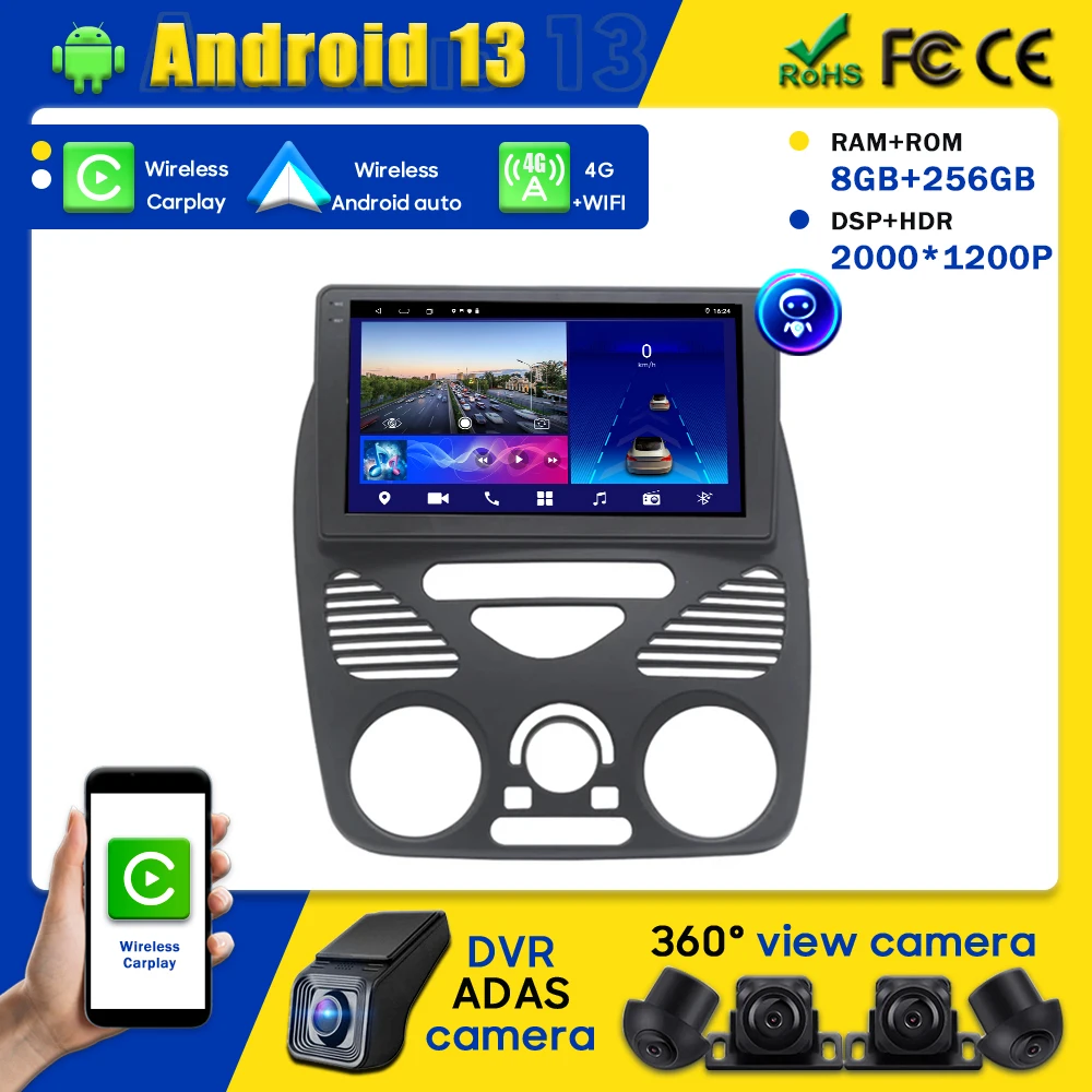 

Car Video GPS For Fiat Siena Palio Albea 1996-2004 Android Radio DVD Player No 2din Navigation Multimedia Head Unit Carplay QLED