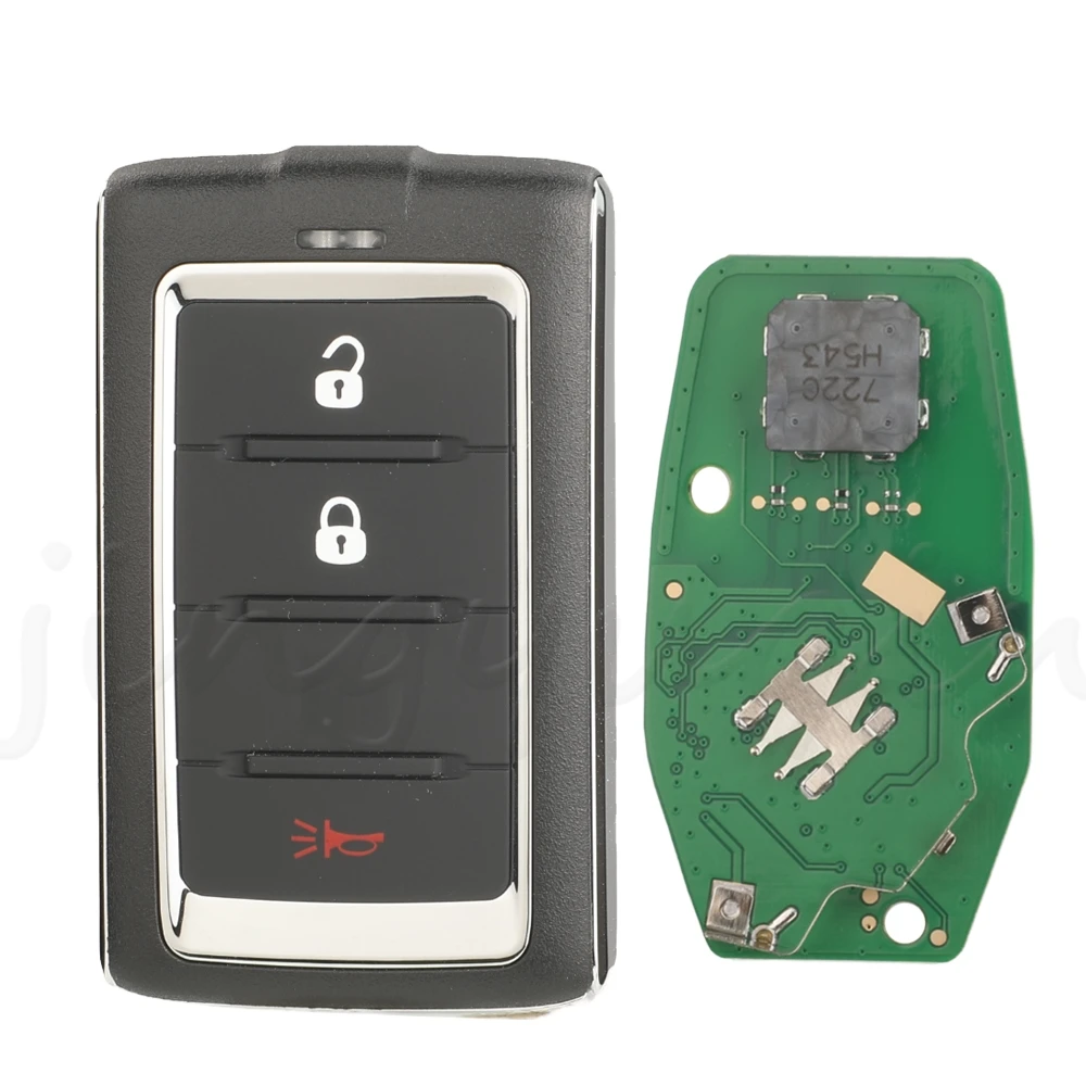 Jingyuqin 3/4/5/6 Buttons PN: 685169738AA / M3NWXF0B1 Smart card Remote Car key For Jeep Grand Wagoneer 2021-2022