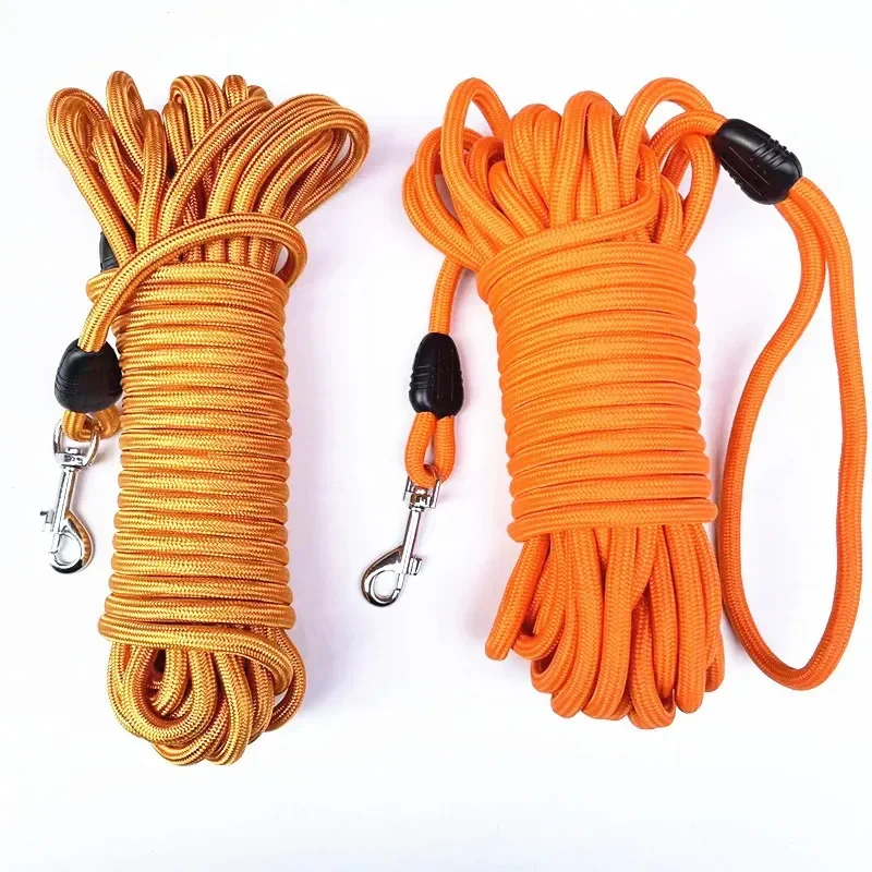 5M/10M/15M długa lina pies treningowy smycz-Heavy Duty Nylon przypomnieć Pet Tracking Line-dla małych średnich zewnątrz szkolenia Camping