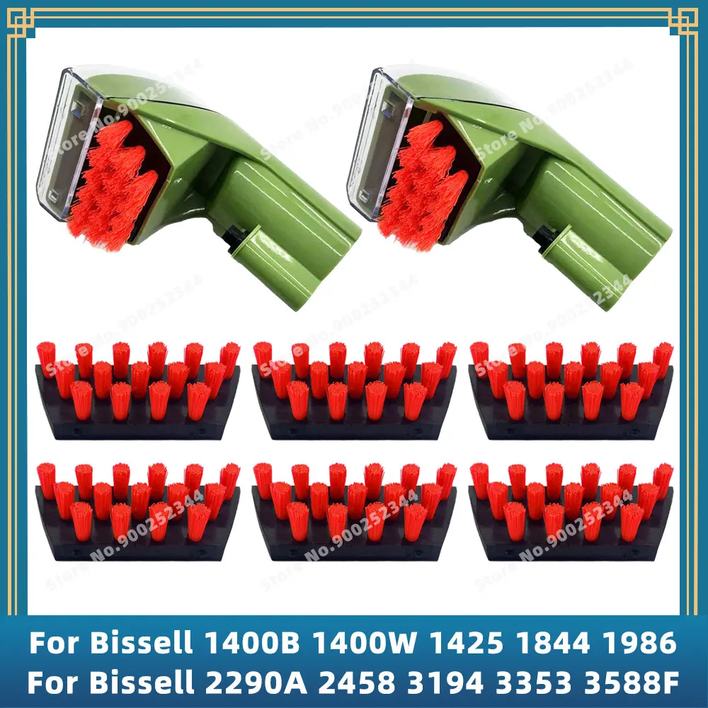 Compatible For Bissell 1400B 1400W 1425 1986 2290A 2458 3194 3353 3588F Replacement Parts Little Green Tough Stain Brush Tool