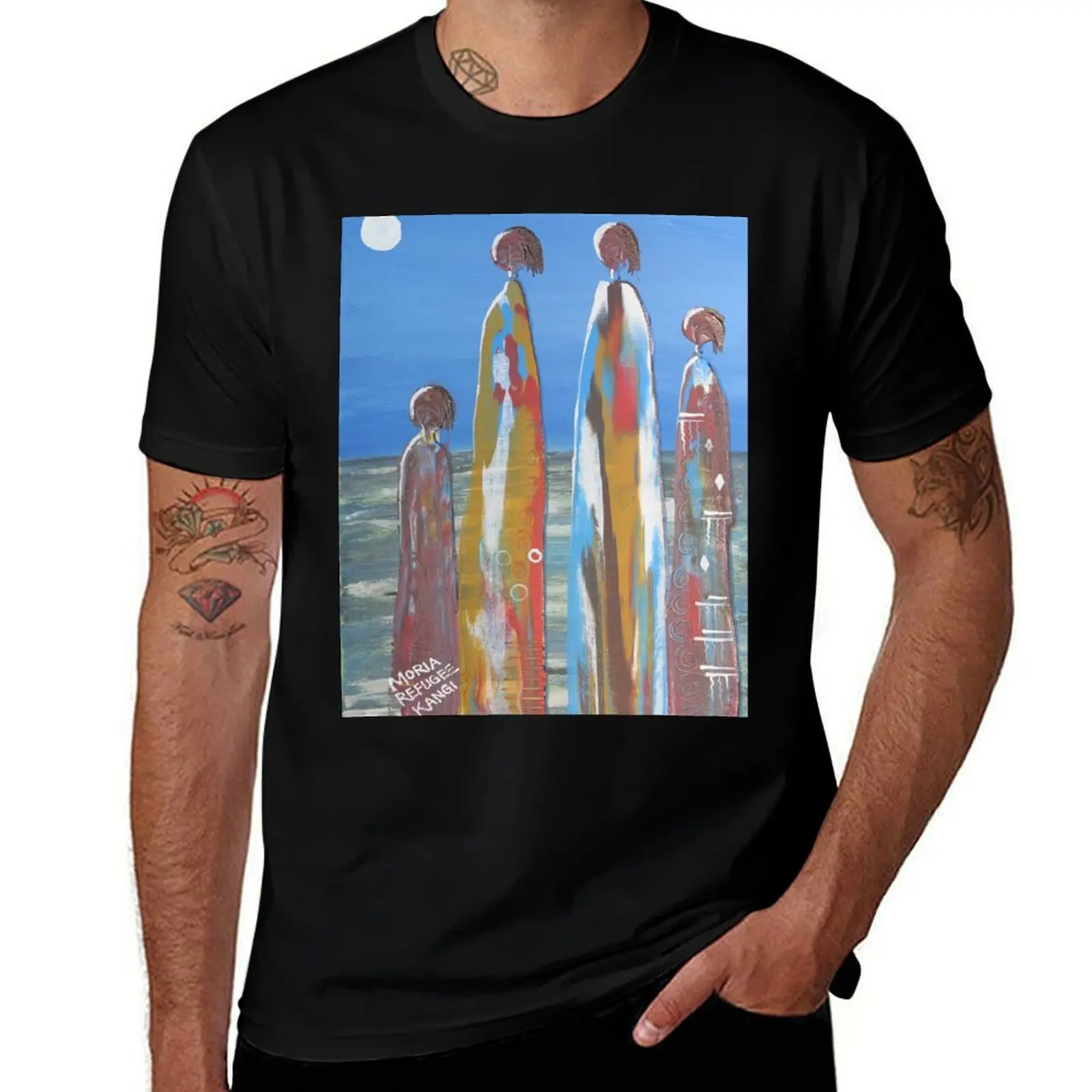 

Ghosts Of Time T-Shirt vintage graphic tee T-shirts man sweat t shirts for men