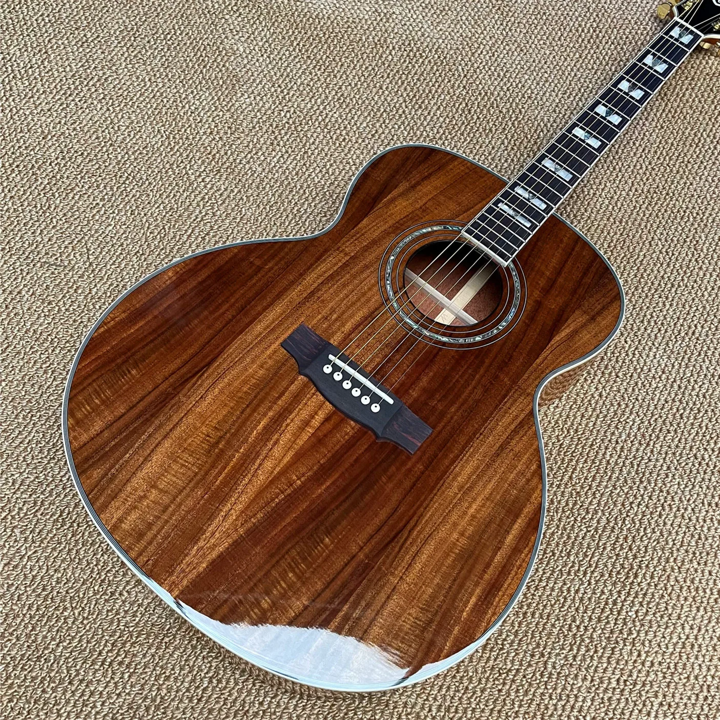 

Все Koa Wood 43-дюймовая Акустическая гитара F50, электрическая акустическая гитара ручной работы