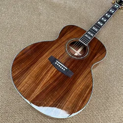 All Koa Wood 43 Inches F50 Acoustic Guitar Hand Made Electric Acoustic Guitarra