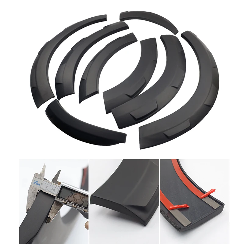 For Mitsubishi Pajero Flares Mudguards Off-Road Wheel Eyebrows Widened Decorative V97 V93 Pajero Shogun Wheel Fender Accessorie - Image 3