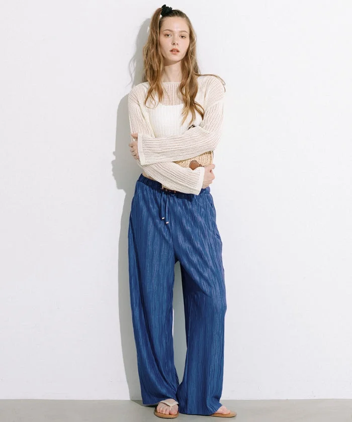 2026-27 Oversize Pants Women Sweatpants Summer Fashion blue Plaid Casual Pants Elastic Waist Casual Student Unisex Trousers Y2k