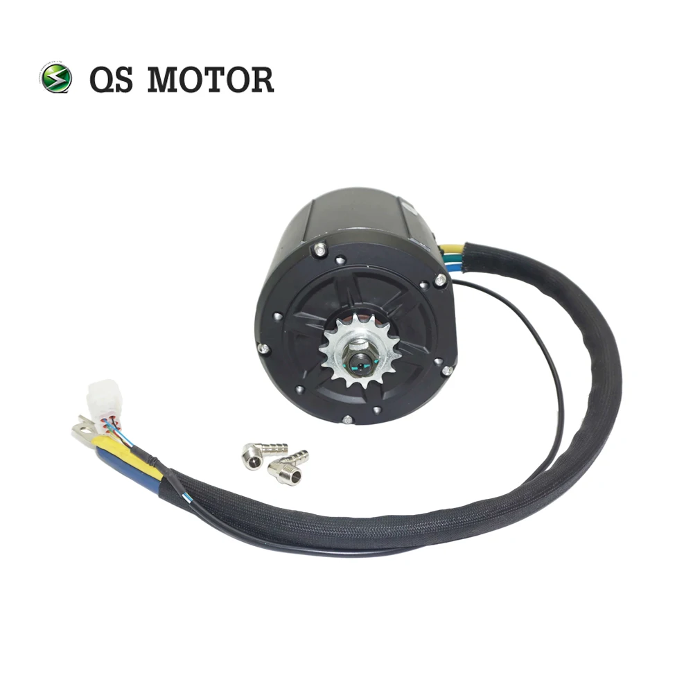 وصل حديثًا محرك QSMOTOR سائل تبريد 138 4000 وات 90 ساعة 7500 وات أقصى مستمر 72 فولت 110KPH محرك متوسط مع مقاومة أفضل لدرجة الحرارة