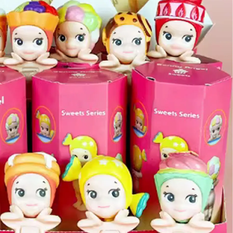 Boneco de Doces em Caixa Surpresa de Anjo de Desenho Animado, Diversão ao Abrir, Decoração de Interior de Carro, Presente de Aniversário e Natal