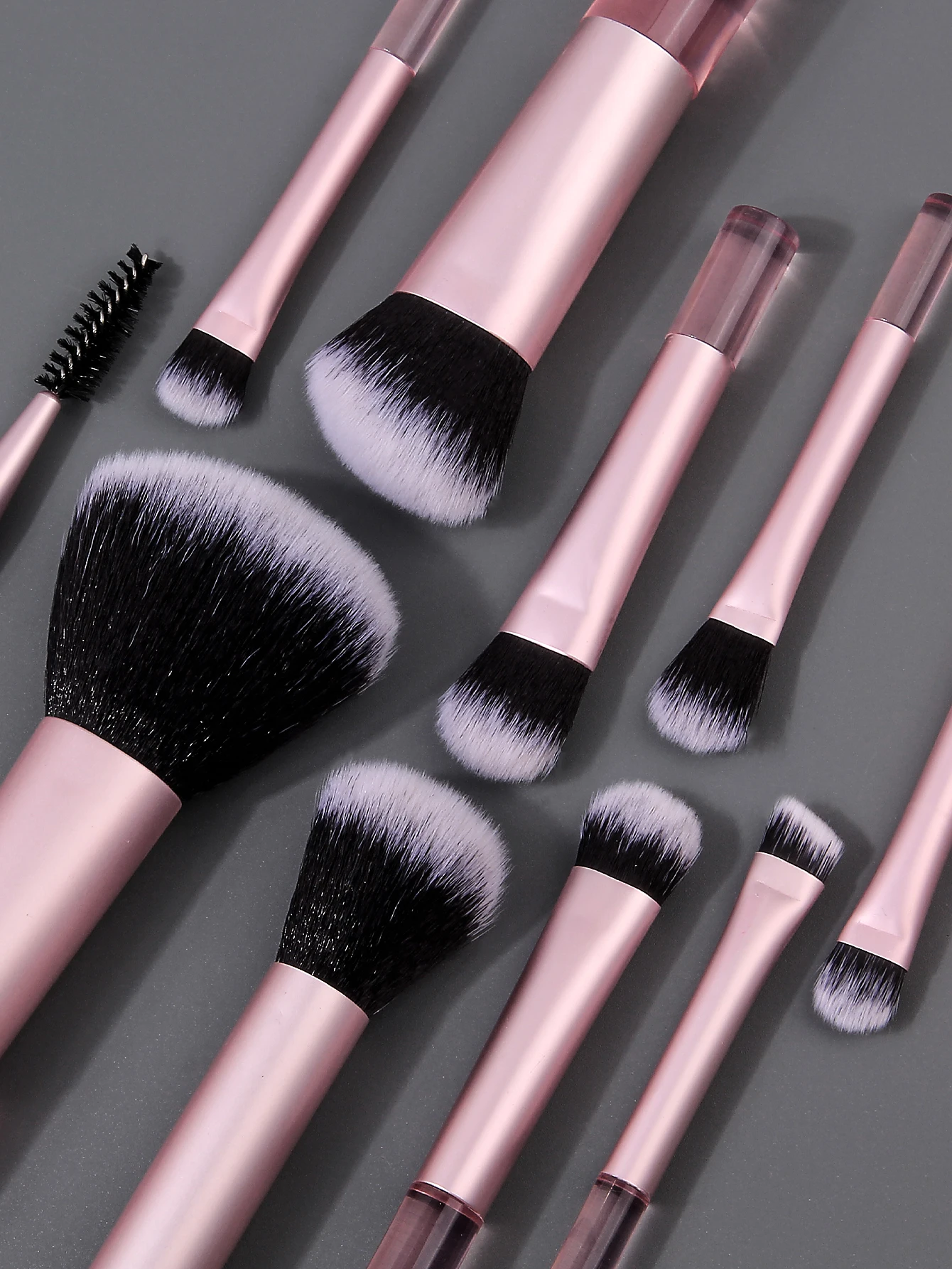 Pennelli per trucco da viaggio premium da 10 pezzi - Set cosmetico di San Valentino con scatola, regalo portatile per le fidanzate e le donne