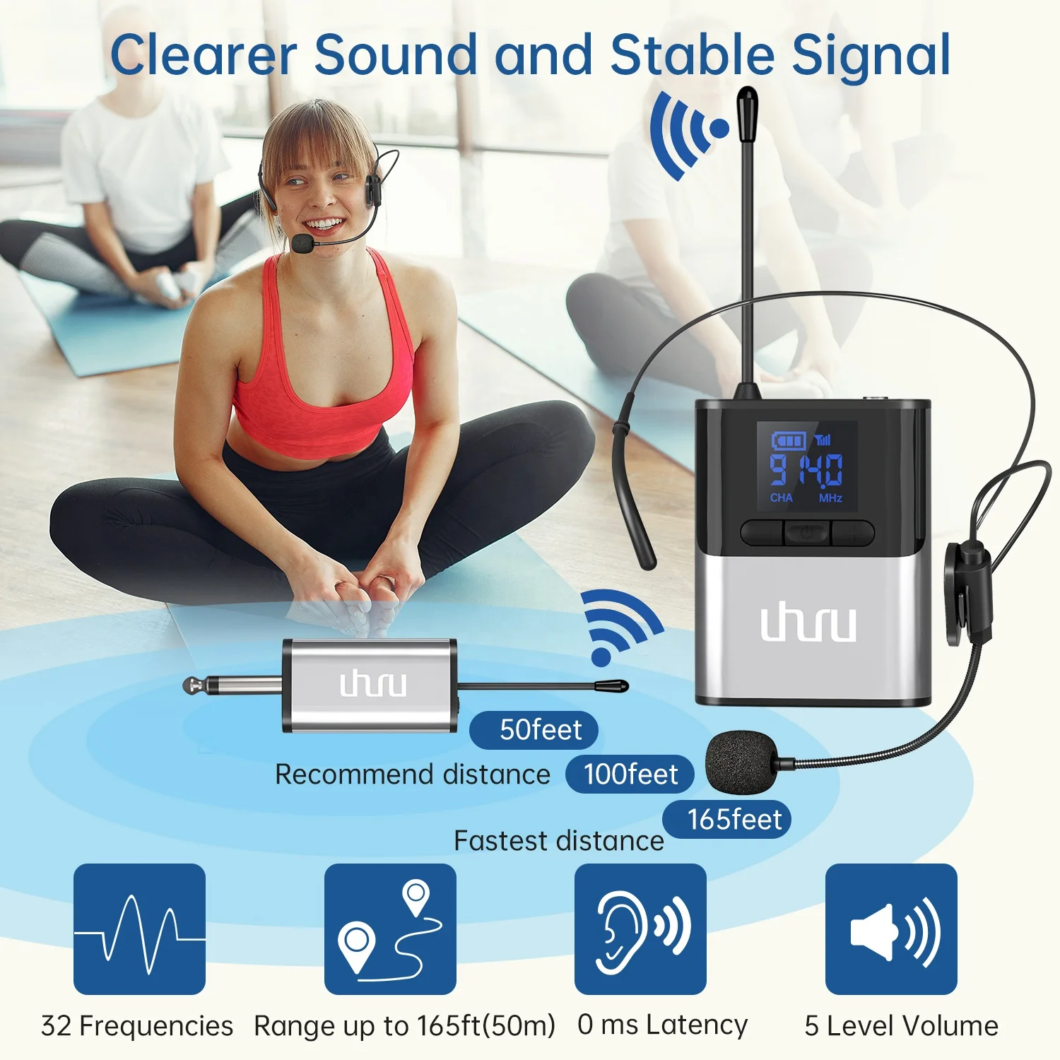 UHF Professional Wireless Lavalier Microphone Wireless Mic Cordless Microphone Microfonos Lapel Wireless Microphones