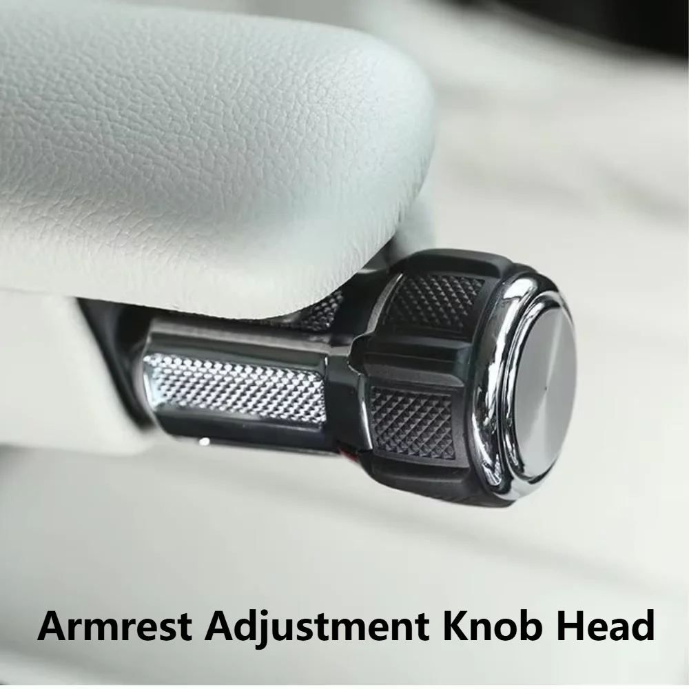 Car Upgrade For Land Rover Discovery 5 13-17 Range Rover Executive 14-17 Sport Seat Armrest Box Adjustment Knob Head Alloy