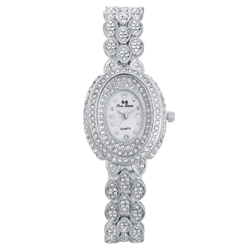 Новые модные повседневные женские часы с полным овальным циферблатом, браслет, женские модные универсальные кварцевые часы Relogio Feminino