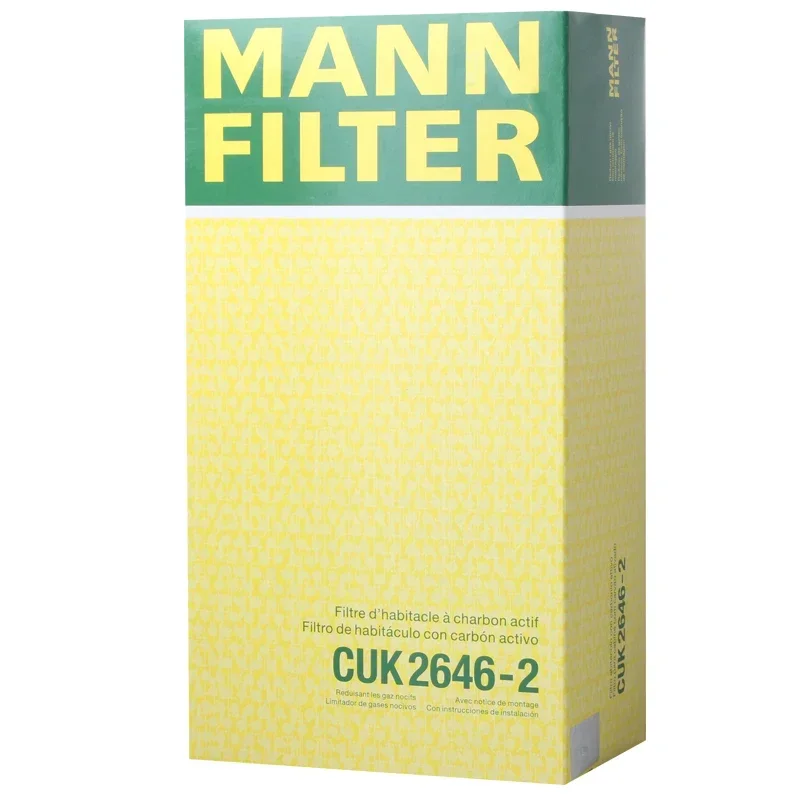 MANNFILTER CUK2646-2 Cabin Air Filter For MERCEDES-BENZ GL(X164) ML(W164) R-Class (W251 V251) A1648300218 A164830021864