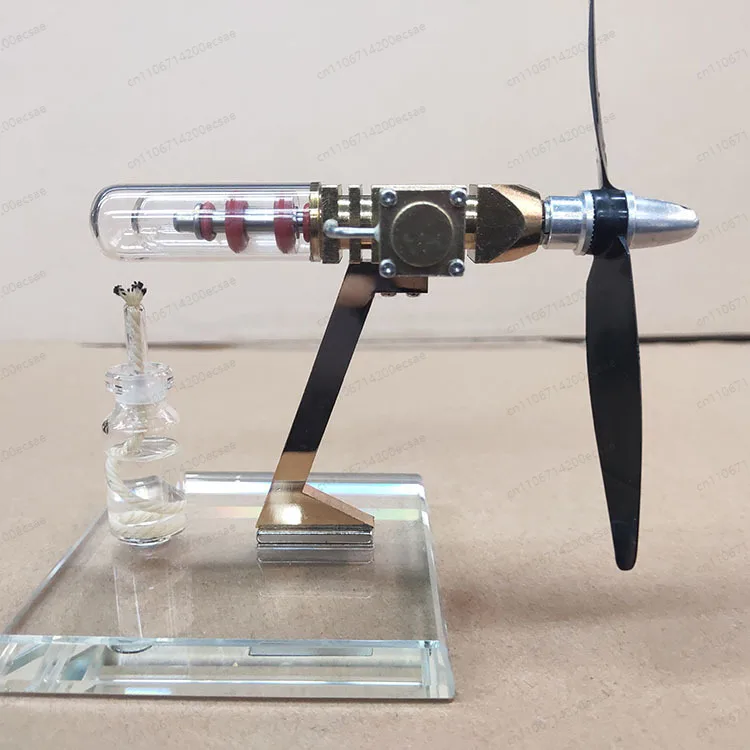 Power Plane Stirling Engine Model | External Combustion Engine Educational Toy for Physics Learning