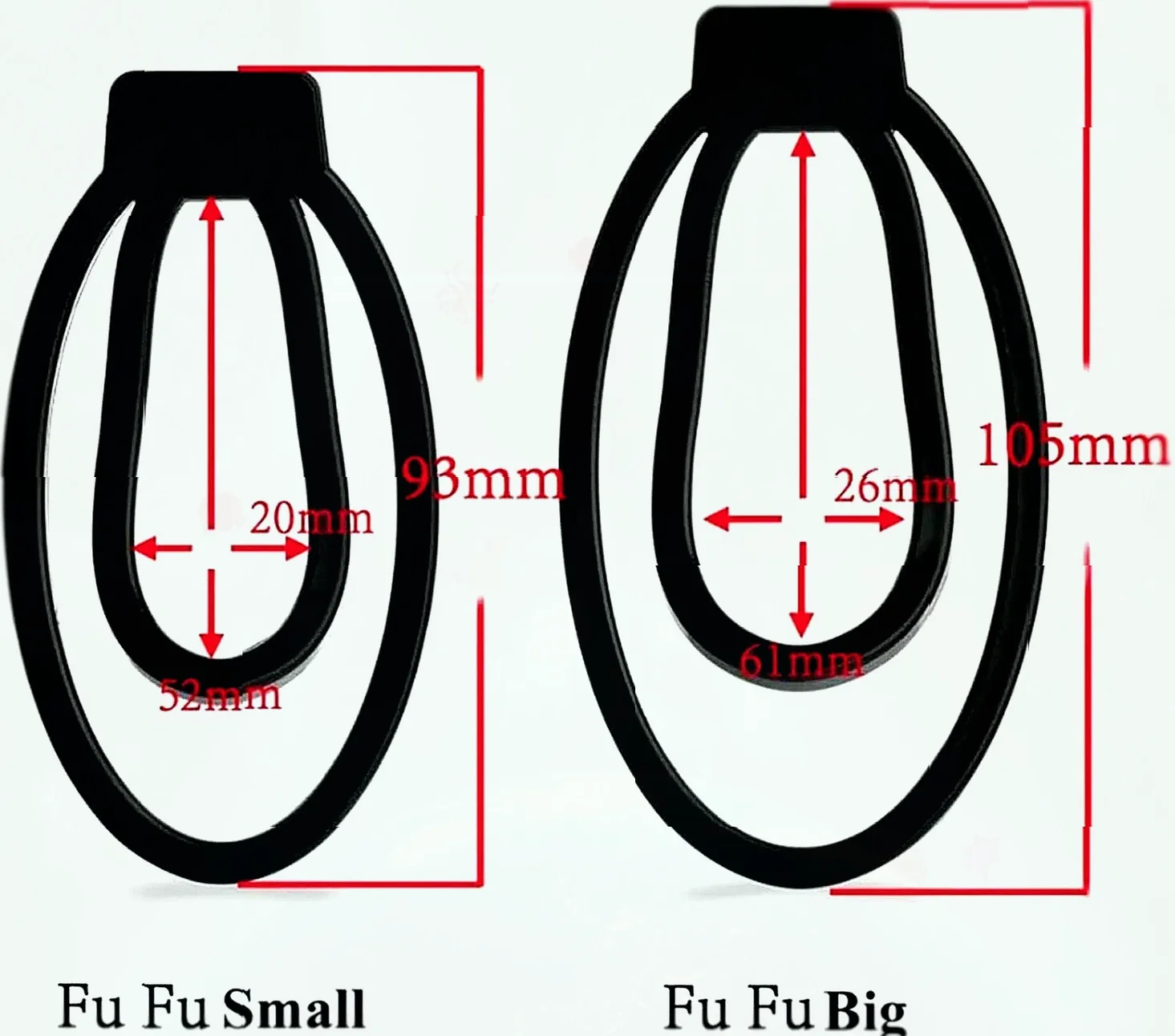 ألعاب الكبار فوفو كليب اللباس الداخلي العفة ل سيسي الكبار تقليد الإناث كس القضيب جهاز ضوء التدريب كليب قفص القضيب الجنس لعب #5