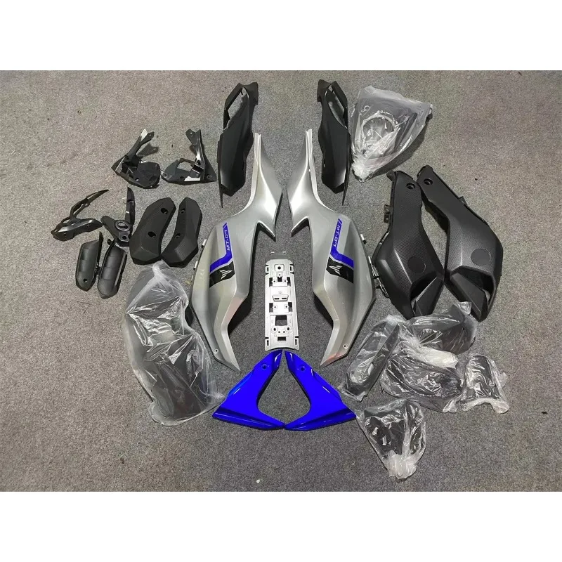 

ABS Injection Full Fairing Body Kit Fit For 2012-2017 For Yamaha MT07 FZ07 MT-07 Set MT 07 FZ 07 2013-2017 Silvery blue
