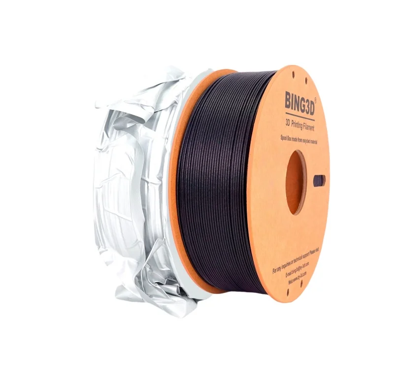 Filament PETG z włóknem węglowym 1.75 mm, filament PETG CF do drukarek 3D BING3D, kompatybilny z Bambu LAB, Creality K1C, QIDI MAX3, FLAS