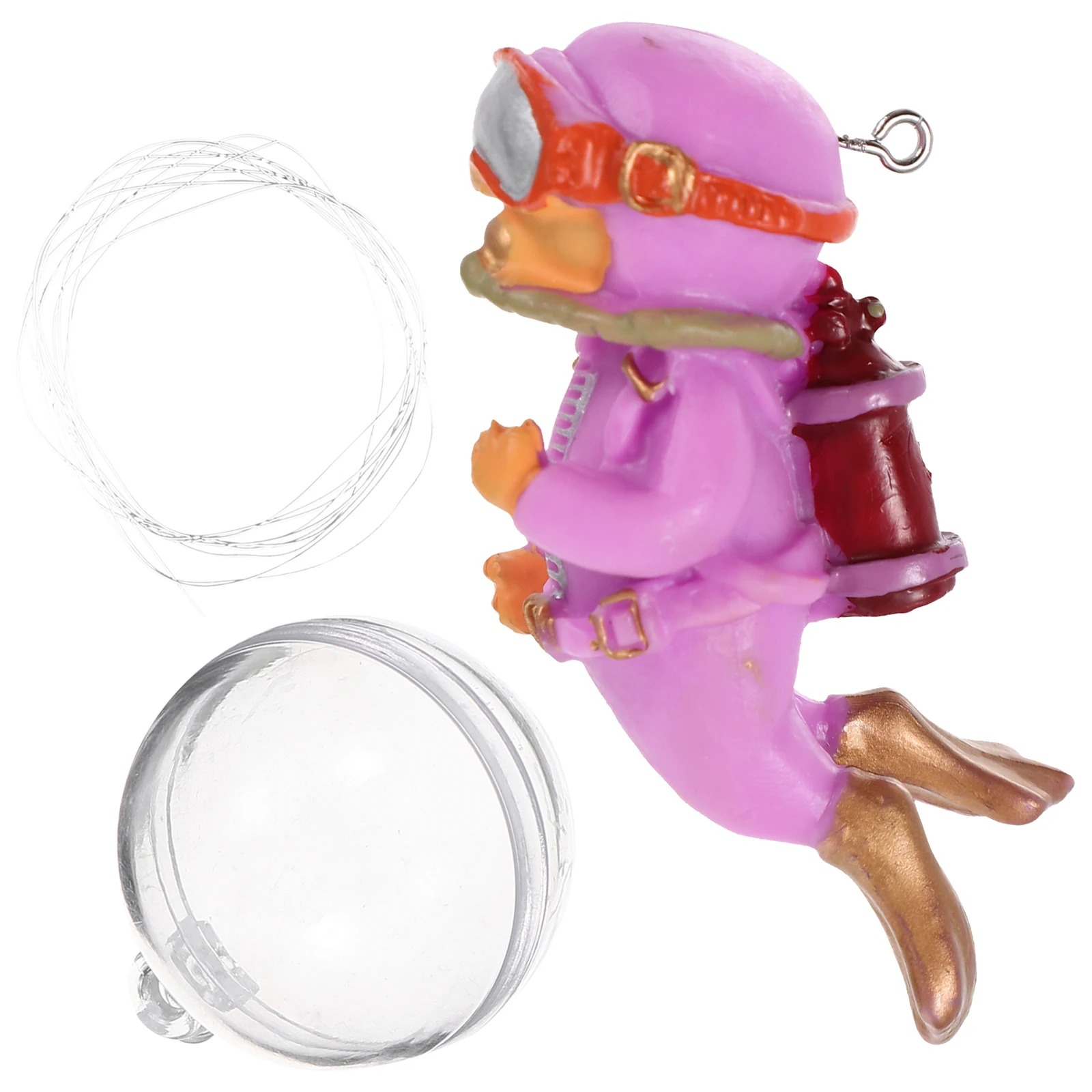 

PVC Diver Aquarium Decoration Fish Tank Ornaments Cute Model Accessories Safe Non Toxic Corrosion Resistant Pet Fish Decor