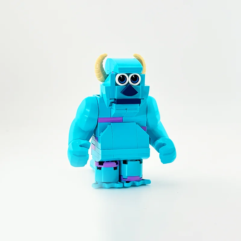 163 Stück MOC Custom Monsters Inc Charaktere Disneying Modellbausteine Weihnachtsgeschenke Konstruktionsspielzeug Kreative Idee Ziegel