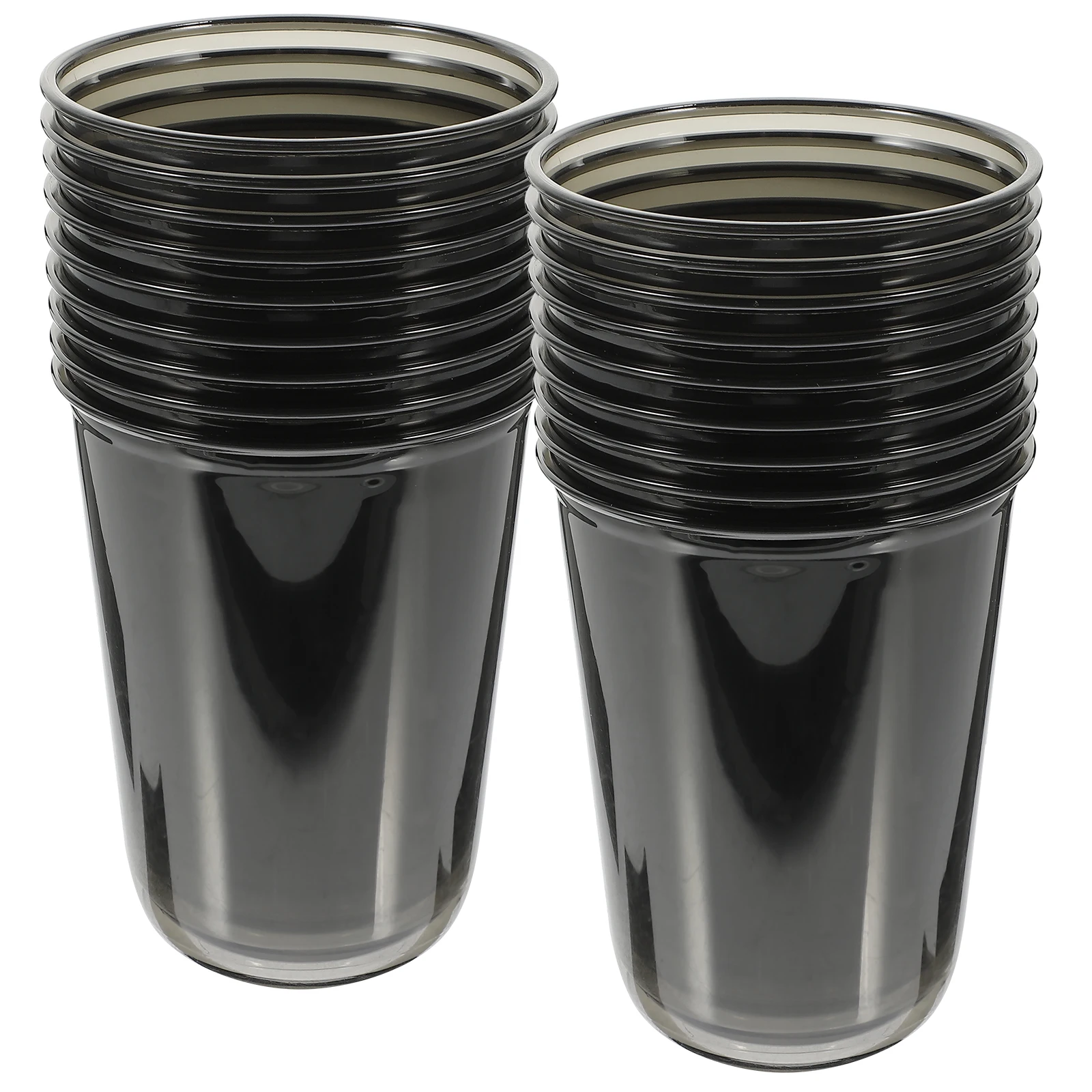 

50pcs Clear Disposable Juice Cold Drink Beverage Containers For Bubble Tea Smoothie Portable Plastic Cups Smooth Edges