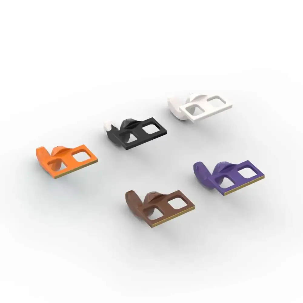 MOC 10 قطعة 15504 ملابس الجسم النمر المطبوعة الطوب زي ذيل القط باتن بنة Dveriting لعبة الكبار الأولاد هدايا العيد #2