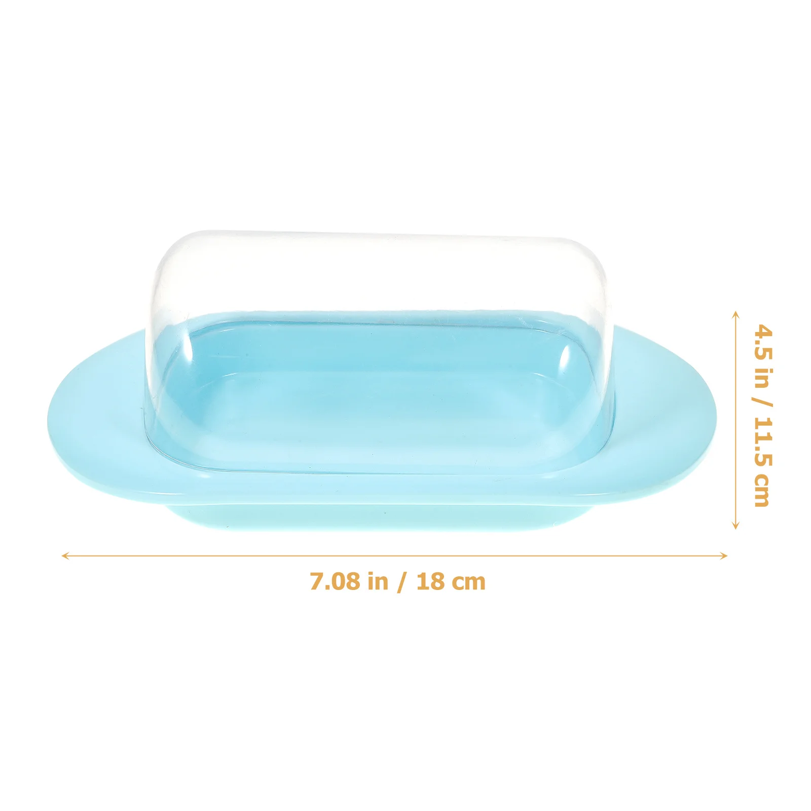 

Butter Storage Container Cheese Tray Material Smooth Surface Airtight Cover Easy to Clean Mothproof Keep Food Fresh