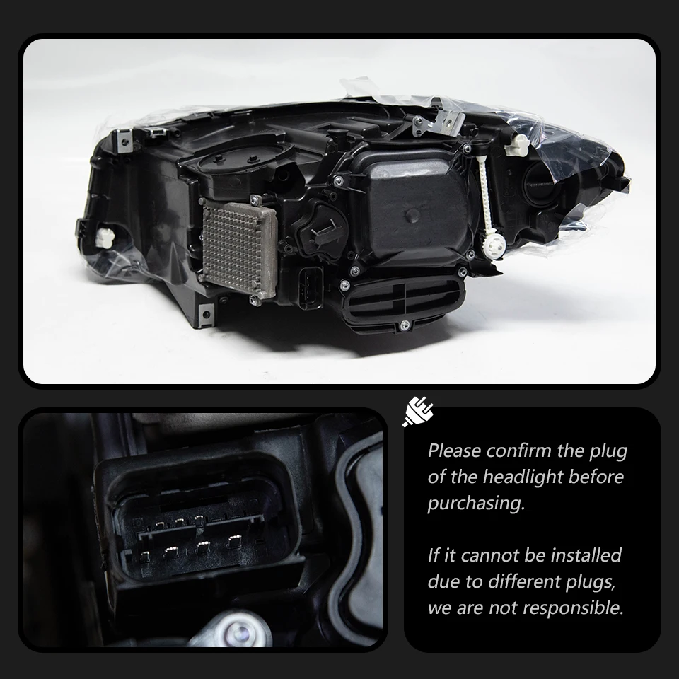AKD Car Styling Head Lamp for BMW F10 Headlights 2010-2017 520i 525i 530i F11 LED Headlight Projector DRL Automotive Accessories