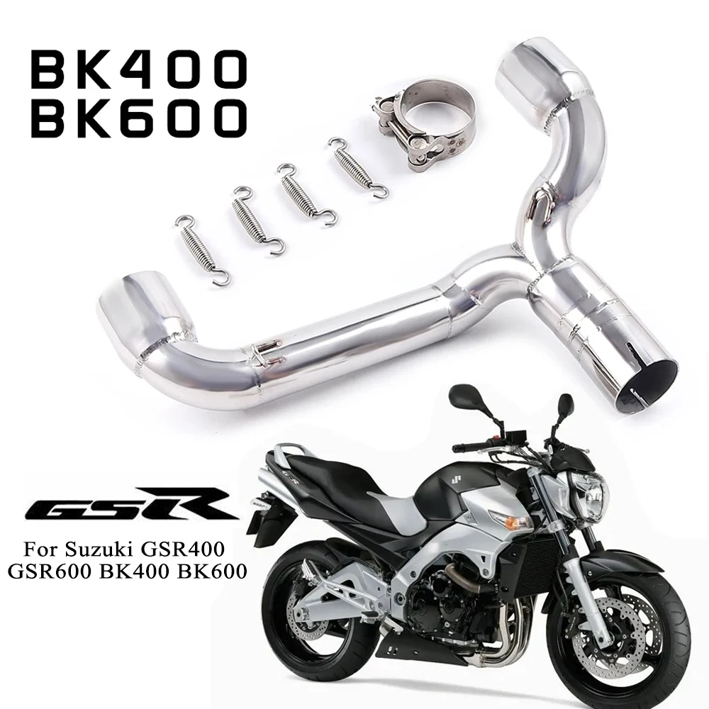 

Exhuast Slip-On For Suzuki GSR400 GSR600 BK400 BK600 GSR BK 400 600 Motorcycle Exhuast Escape Full Exhaust Middle Link Pipe