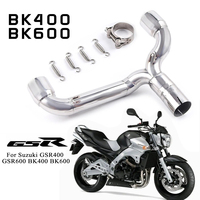 Exhuast Slip-On For Suzuki GSR400 GSR600 BK400 BK600 GSR BK 400 600 Motorcycle Exhuast Escape Full Exhaust Middle Link Pipe