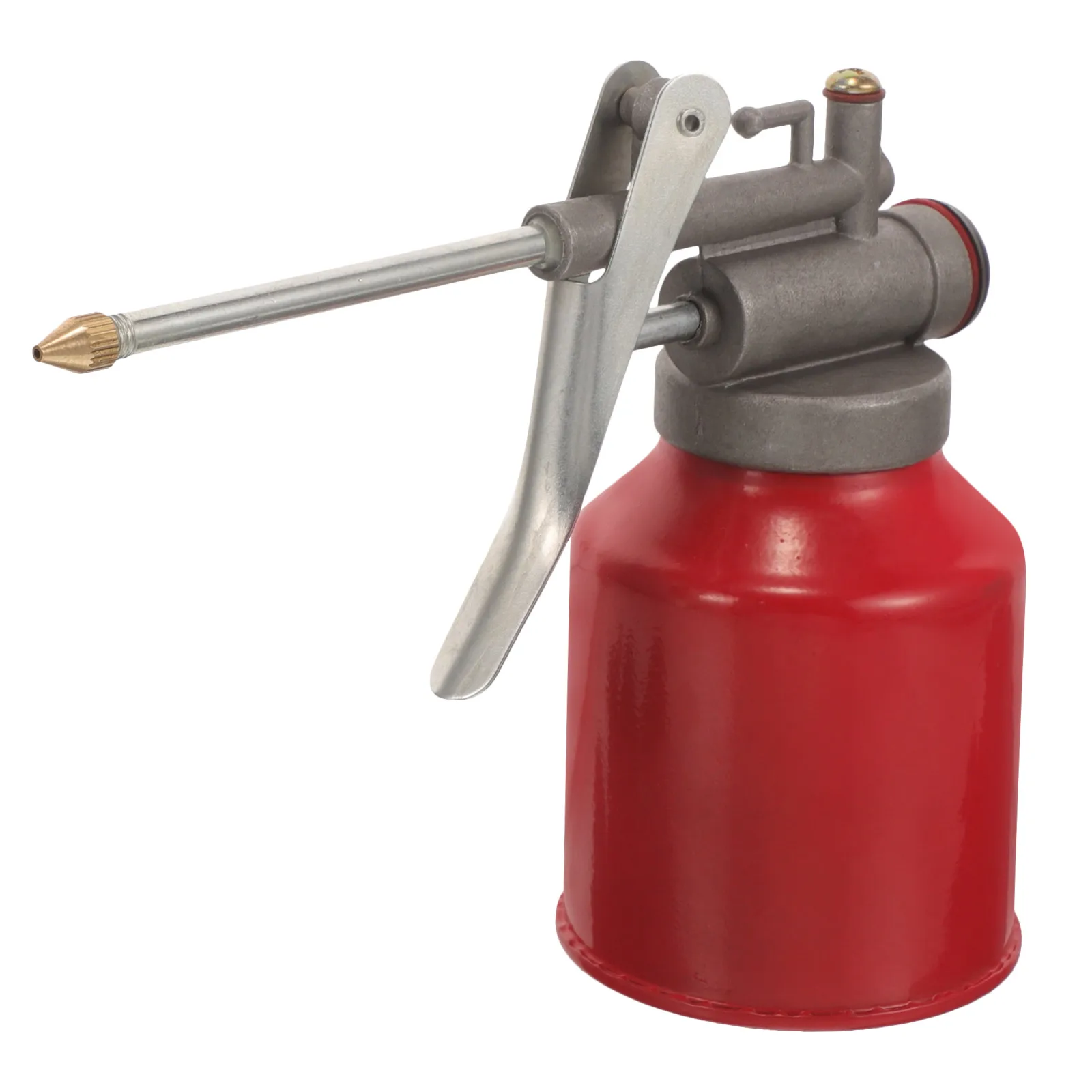 

Premium Manual Oil Dispenser 1200Ml Large Capacity Long Spout Leakproof Car Engine Lubrication Tool Metal Oil Container For