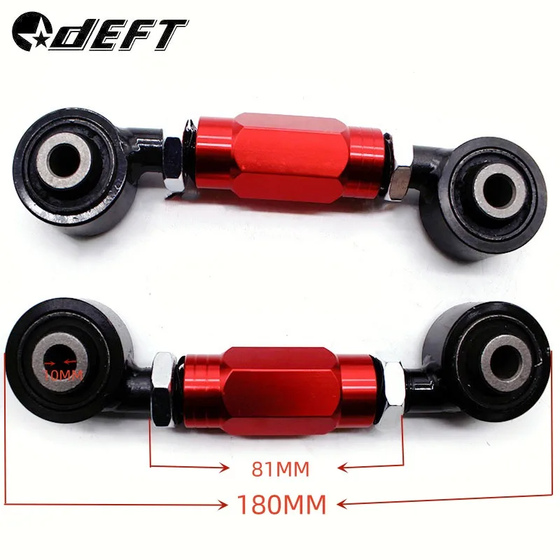 DEFT New Arrived Car accessories Dog Bone Adjustable Control Arm Rear Adjustable Suspension Camber Kit For Honda Civic EK EG