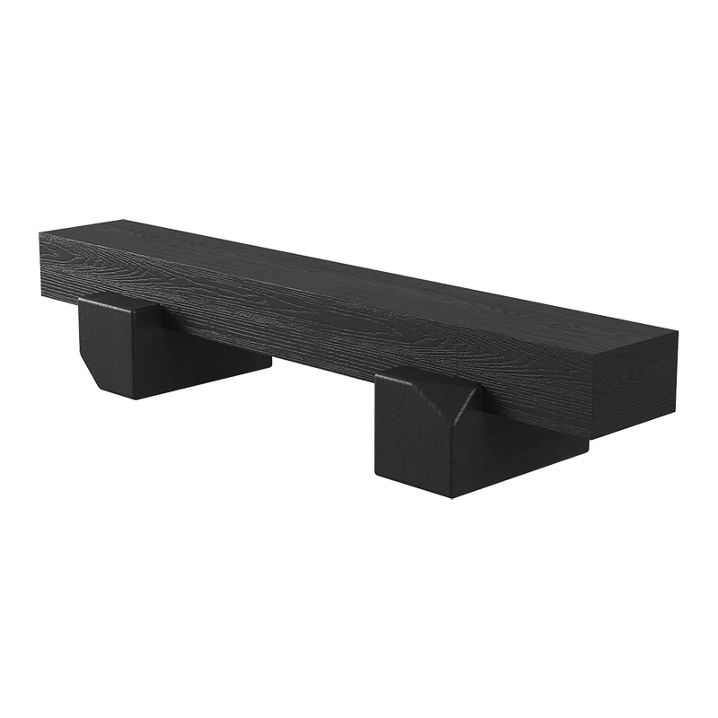Modern solid wood for bedroom living room or shoe changing clothing store rest or bed stool