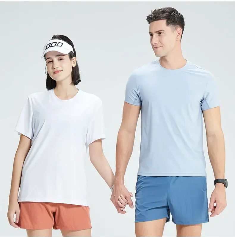 Men's short-sleeved T-shirt running sweatshirt summer quick dry cool short-sleeved fitness running T-shirt top