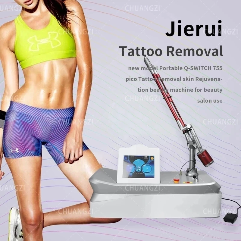 New Popular 4 Wavelength Professional Skin Rejuvenation Remove Tattoo Spots Birthmark Nd Yag Beauty Equipment