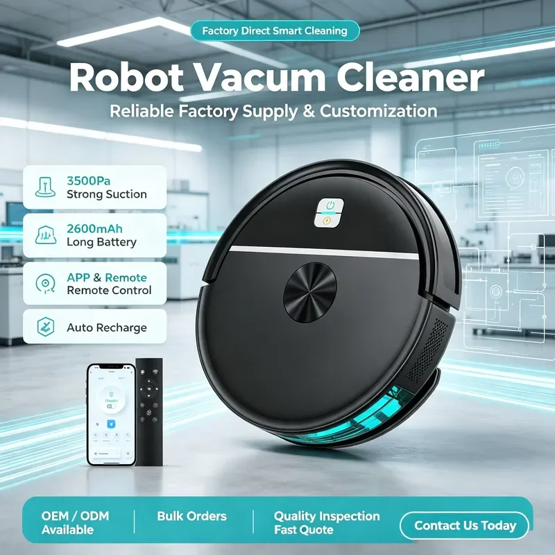 For OEM ODM Wifi Tuya APP Intelligent Sweep and Mop Smart Floor Cleaning Automatic Laser Robot Vacuum Cleaner Aspiradora
