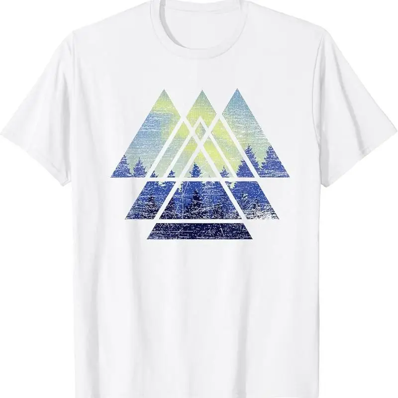 

Футболка Wildlife Nature Outdoor Trees с геометрическим лесом