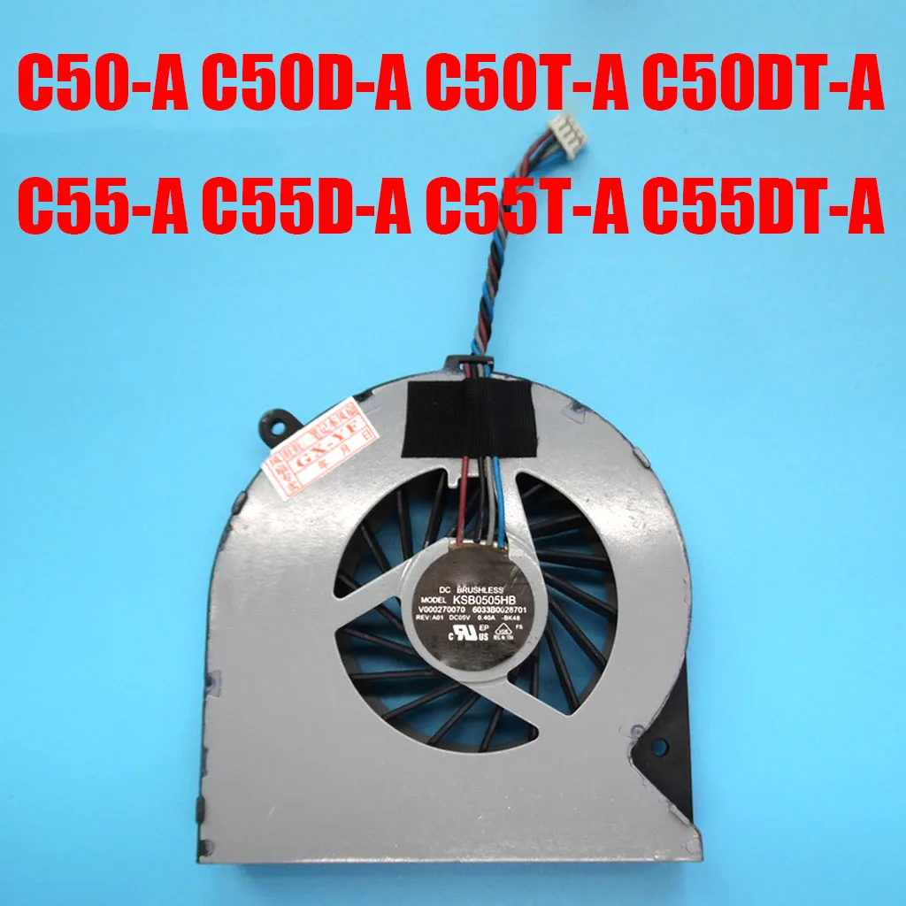 

For Toshiba For Satellite C50-A C50D-A C50T-A C50DT-A C55-A C55D-A C55T-A C55DT-A For Satellite Pro C50-A C50D-A Laptop CPU Fan