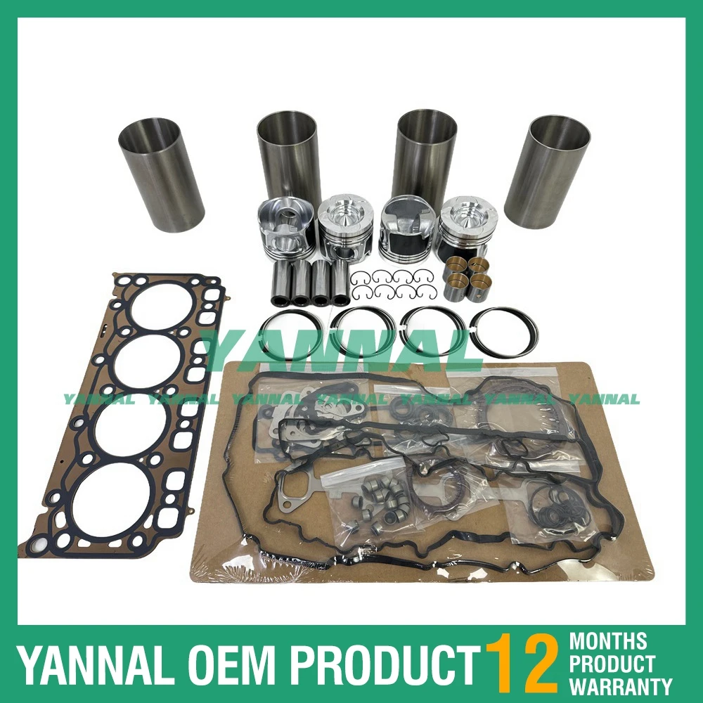 D24 Overhaul Rebuild Kit For Doosan Daewoo Engine D24 D24NAP Bobcat Loader S450 S510 S530 S550 S570 S590 S595 S630 S650