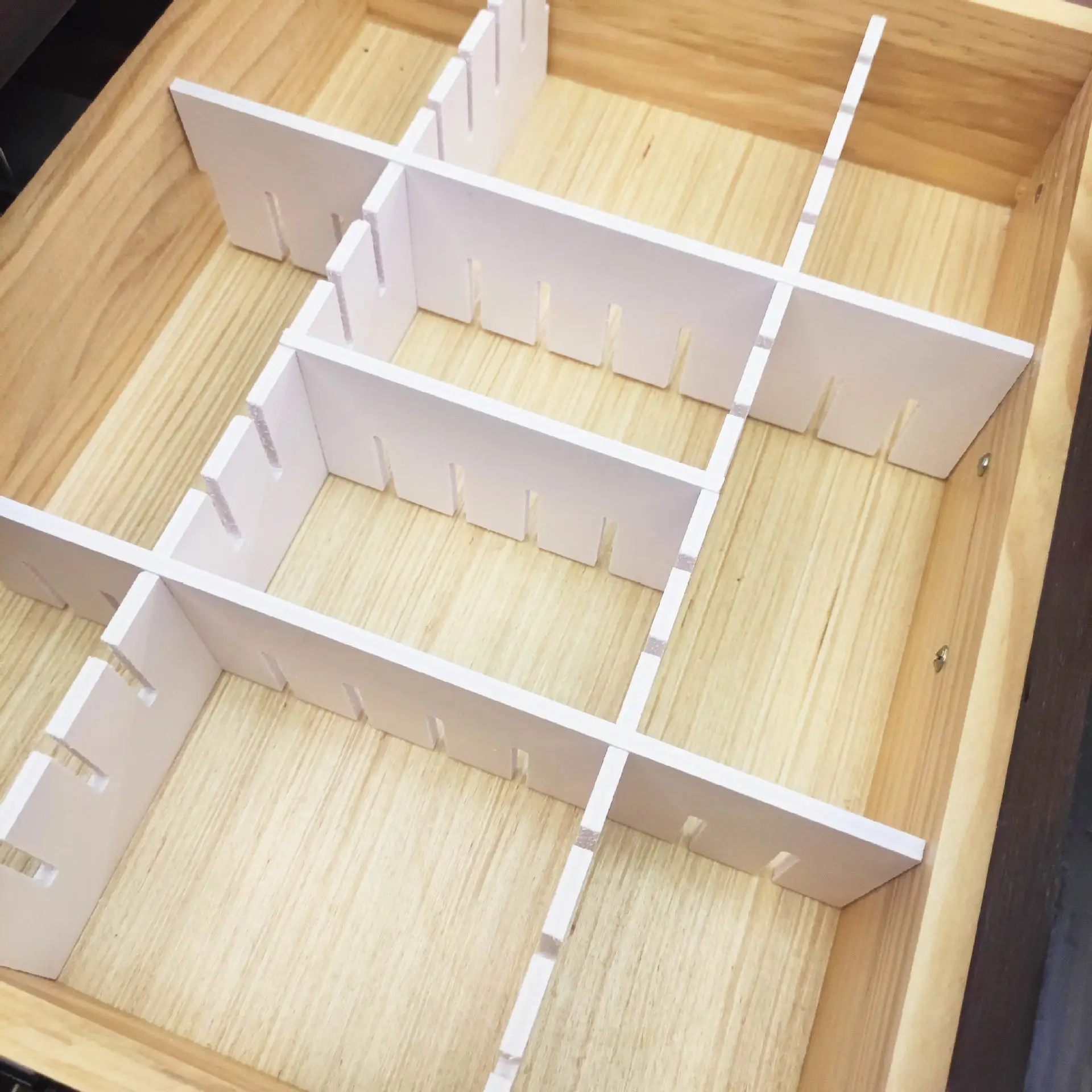 Combination Drawer Organizer Dividers Plastic Storage Box Compartments Underwear Cosmetic Arrangement Partition Plates